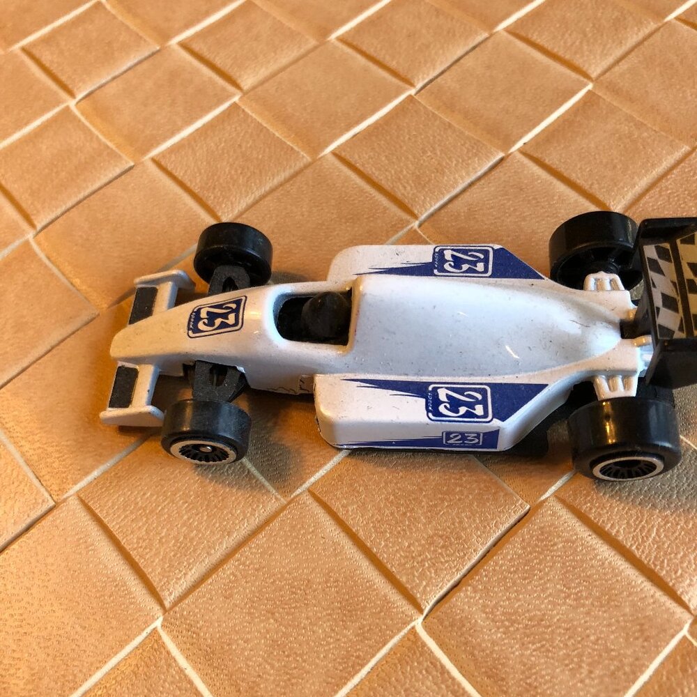 Hot Wheels Formula 1 White Miniature Die-Cast Race Car #23